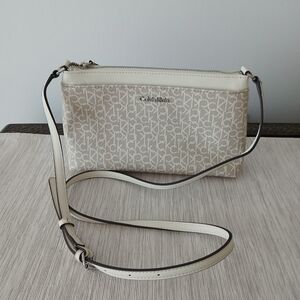 Calvin Klein Beige Crossbody Bag NWOT